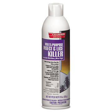 Chase Products Champion Sprayon Multipurpose Insect And Lice Killer, 10 Oz, Can, 12-carton freeshipping - TVN Wholesale